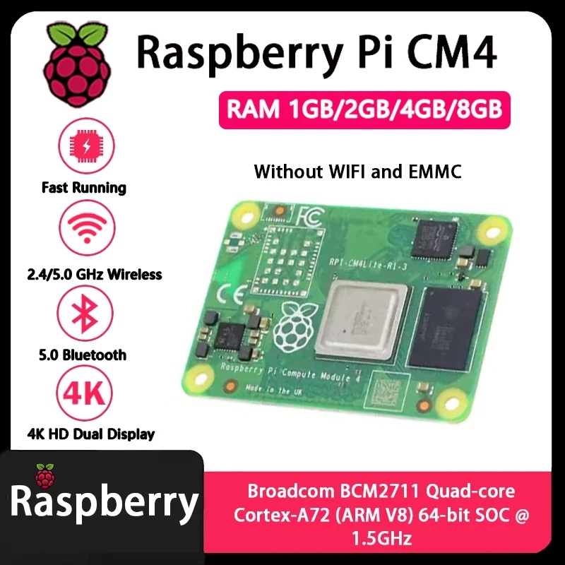 راسبيري باي CM4 بذاكرة وصول عش - مراجعة Raspberry Pi Compute Module 4 8Gb 32Gb وسعره