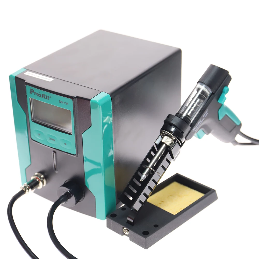 محطة لحام كهربائية رقمية LCD ط - مراجعة Desoldering Gun Vacuum Electric وسعره