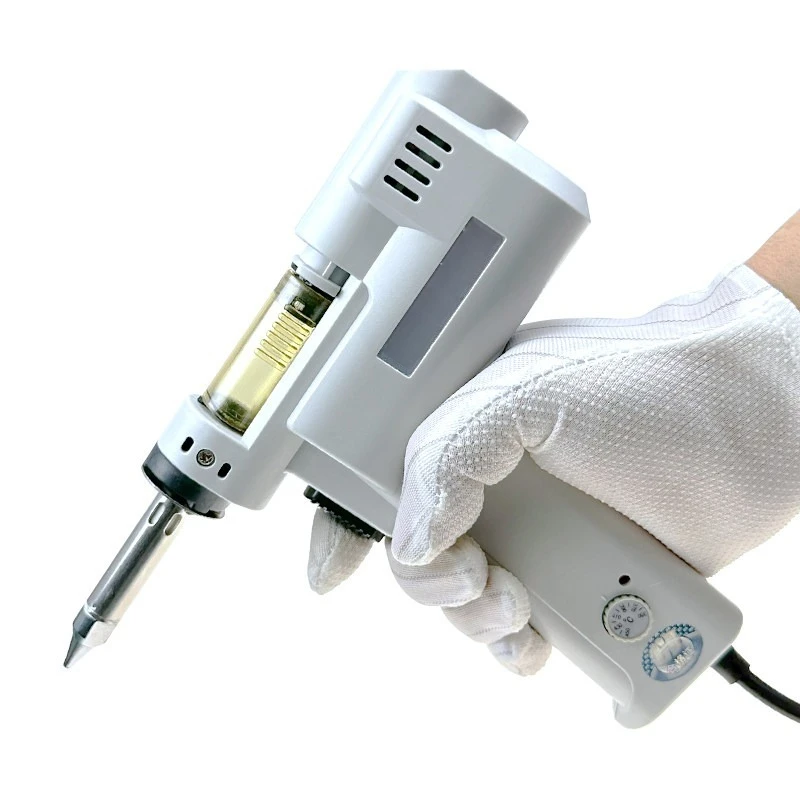 مسدس إزالة اللحام الكهربائي S- - مراجعة Desoldering Gun Vacuum Electric وسعره
