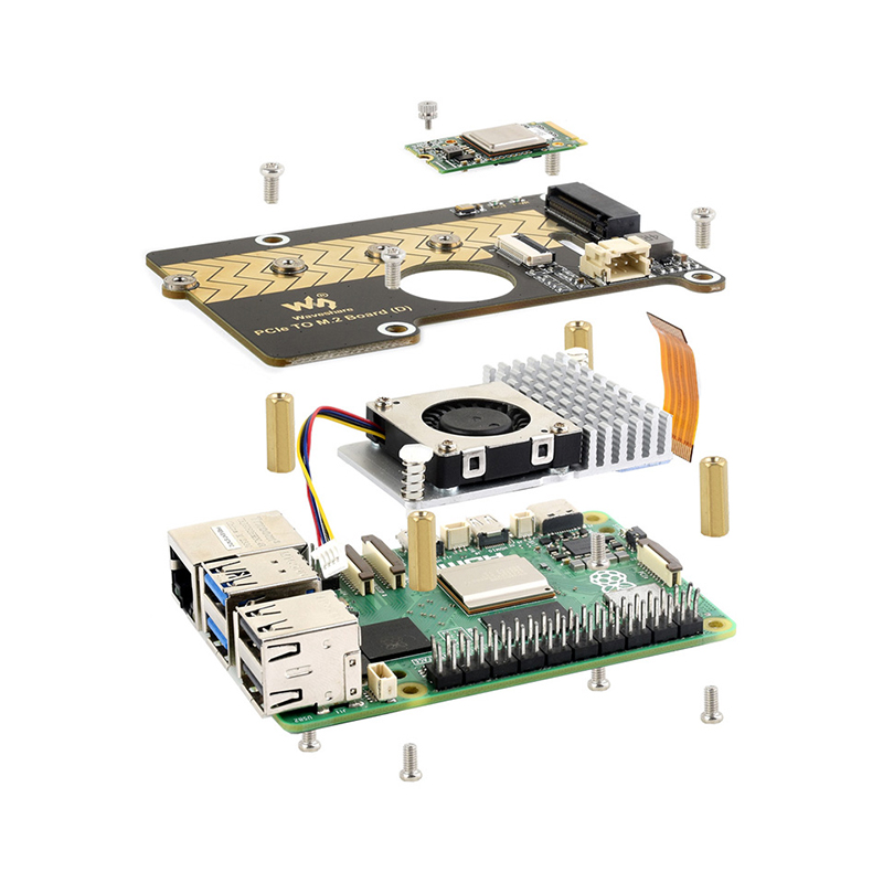 الأصلي Raspberry Pi 5 PCIe إلى - مراجعة Raspberry Pi 5 8Gb Kit وسعره