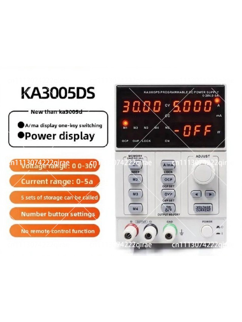 KA3003D / KA3005P مزود طاقة رق - مراجعة Programmable Dc Power Supply 60V 5A وسعره